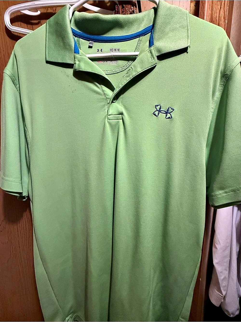 Under Armour Men's Polo Green Size Medium